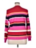 Liz Claiborne Stripes Pink Pullover Sweater Size XL - photo 2