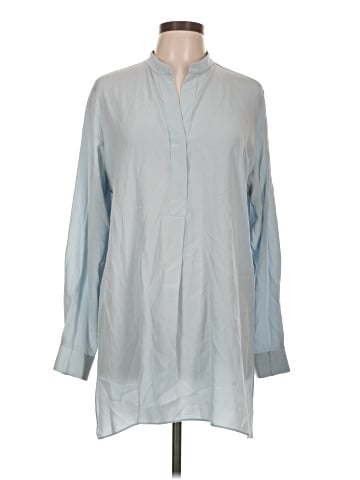 Joseph Long Sleeve Silk Top (view 1)