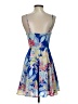 Unbranded 100% Polyester Tropical Blue Cocktail Dress Size XS - photo 2