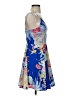 Unbranded 100% Polyester Tropical Blue Cocktail Dress Size XS - photo 4