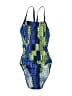 Adidas Print Blue One Piece Swimsuit Size XS (estimated) - photo 1