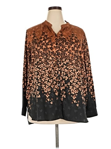 Bob Mackie Long Sleeve Blouse (view 1)