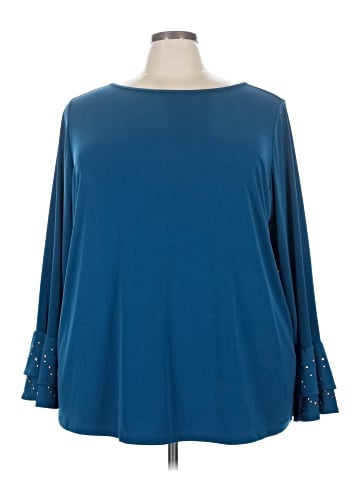 Susan Graver 3/4 Sleeve Top (view 1)