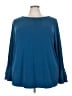 Susan Graver Blue 3/4 Sleeve Top Size 3X - photo 1