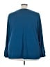 Susan Graver Blue 3/4 Sleeve Top Size 3X - photo 2