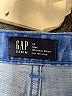 Gap Graphic Blue Denim Shorts Size 14 - photo 3
