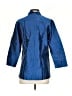 Tabi Color Block Blue 3/4 Sleeve Silk Top Size S - photo 2