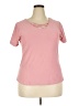 Rouge Pink Short Sleeve Top Size 2X - photo 1