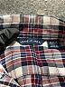 Janie and Jack 100% Cotton Plaid Gray Long Sleeve Button-Down Shirt Size 12-18 mo - photo 3