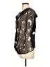 Religion Gray Silver 3/4 Sleeve Blouse Size L - photo 5