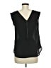 Dex 100% Polyester Black Sleeveless Blouse Size M - photo 2