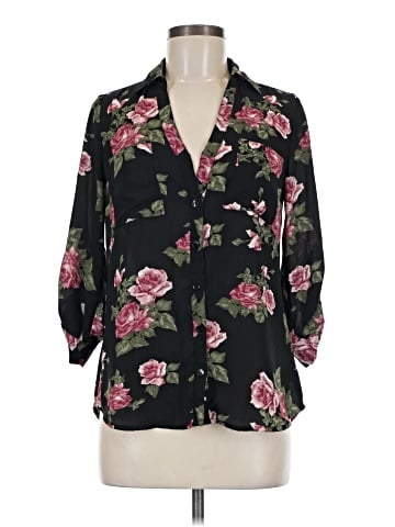 Iz Byer 3/4 Sleeve Blouse (view 1)