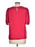 Pleione 100% Polyester Red Short Sleeve Blouse Size L - photo 2