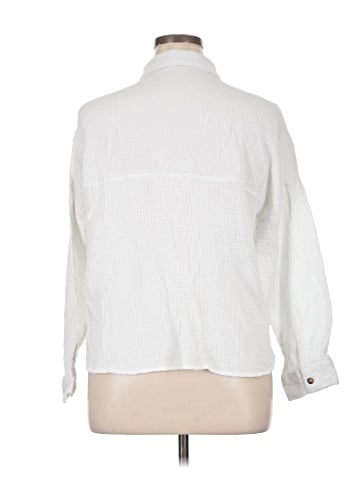 Unbranded Long Sleeve Button-Down Shirt (view 2)