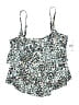 24th & Ocean Animal Print White Swimsuit Top Size M - photo 1
