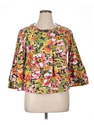 Christopher & Banks 3/4 Sleeve Blouse (view 1)