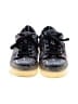 DKNY 100% Leather Graphic Multi Color Blue Sneakers Size 11 - photo 2