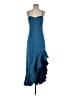 Aqua 100% Polyester Blue Cocktail Dress Size S - photo 1