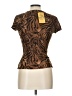 I.N. San Francisco Brown Short Sleeve Top Size L - photo 2