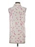 Equipment Stars Ivory Sleeveless Button-Down Shirt Size S - photo 2