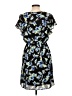 Apt. 9 Print Blue Casual Dress Size L - photo 2