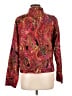 Chico's 100% Silk Paisley Red Jacket Size Lg (2) - photo 2