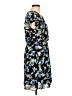 Apt. 9 Print Blue Casual Dress Size L - photo 4