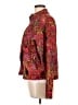 Chico's 100% Silk Paisley Red Jacket Size Lg (2) - photo 5