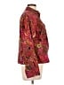 Chico's 100% Silk Paisley Red Jacket Size Lg (2) - photo 4