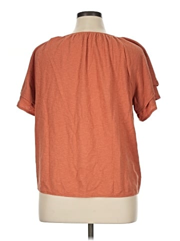 TeXTURE & THREAD Madewell Short Sleeve Blouse (view 2)