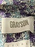 Grayson 100% Lyocell Floral Purple Long Sleeve Button-Down Shirt Size Med (3) - photo 7