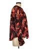 Zac & Rachel 100% Polyester Orange Red Long Sleeve Blouse Size L - photo 4