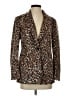 Anne Klein Animal Print Brown Blazer Size S - photo 1