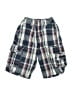 Generra Plaid Blue Cargo Shorts Size 8 - photo 1