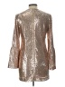 Nanette Lepore 100% Polyester Metallic Silver Cocktail Dress Size 10 - photo 2