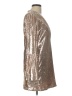 Nanette Lepore 100% Polyester Metallic Silver Cocktail Dress Size 10 - photo 4