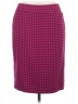 Merona Houndstooth Burgundy Formal Skirt Size 6 - photo 1