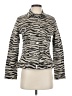 Boston Proper 100% Spandex Animal Print Silver Jacket Size XXS - photo 1