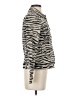 Boston Proper 100% Spandex Animal Print Silver Jacket Size XXS - photo 4