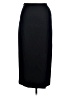 Classiques Entier 100% Wool Solid Black Wool Skirt Size 10 - photo 2