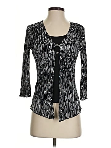 Brittany Black 3/4 Sleeve Top (view 1)