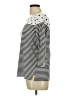 Elle Stripes White 3/4 Sleeve Top Size L - photo 5