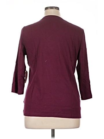 St. John's Bay 3/4 Sleeve Top (view 2)