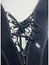 Self-Portrait 100% Polyester Black Cocktail Dress Size 2 - photo 8