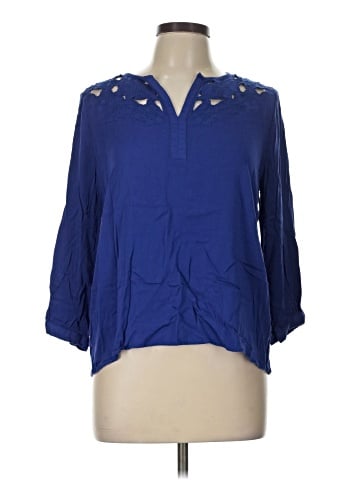 Market and Spruce 3/4 Sleeve Blouse (view 1)