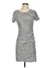 Umgee Stripes Gray Casual Dress Size S - photo 1