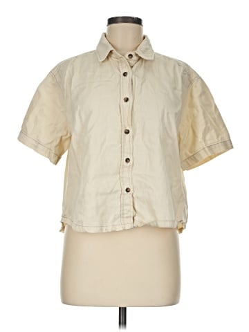 Jane and Delancey Short Sleeve Button-Down Shirt (view 1)