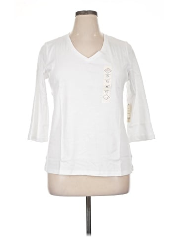 St. John's Bay 3/4 Sleeve Top (view 1)