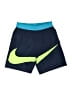 Nike 100% Polyester Color Block Blue Athletic Shorts Size M - photo 1