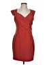 Love 21 Solid Red Cocktail Dress Size L - photo 1